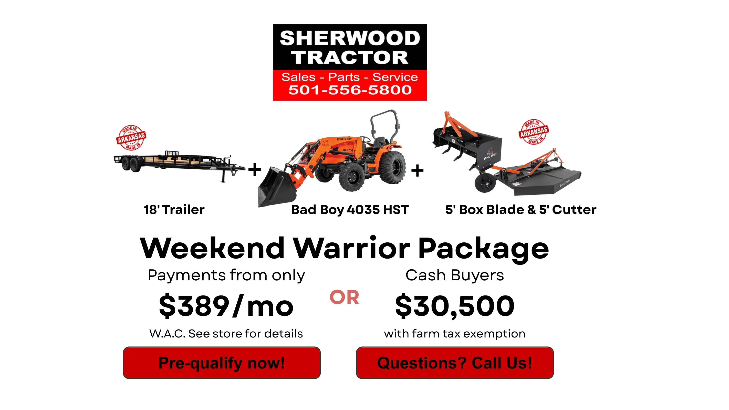 Weekend Warrior Package