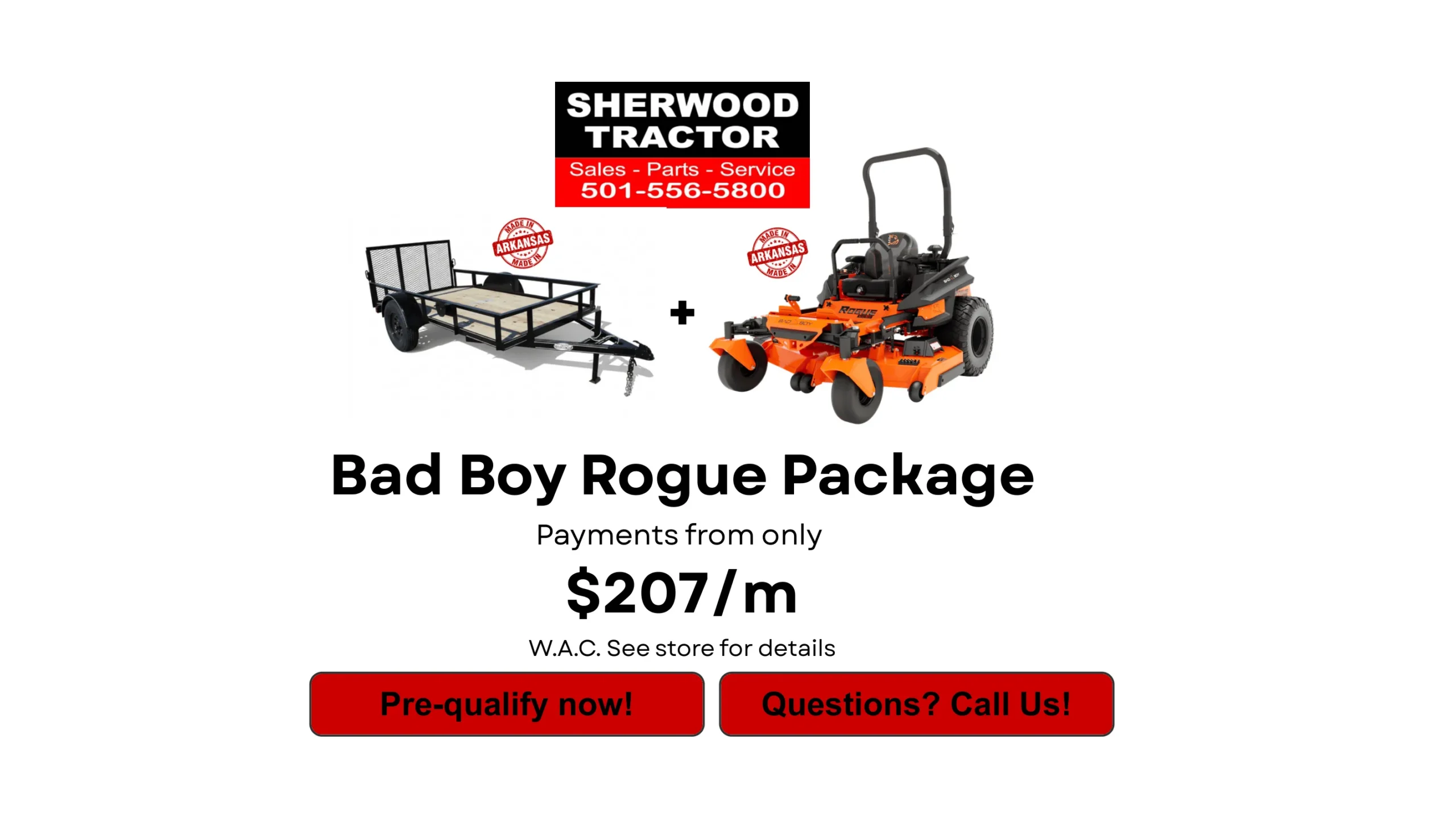 Bad Boy Rogue Package