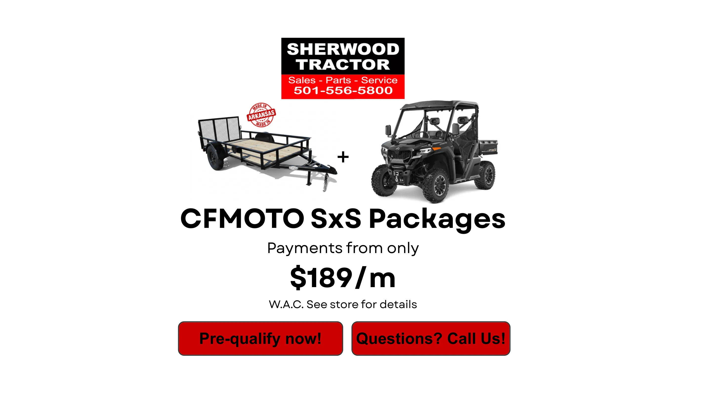 CFMOTO SxS Packages